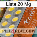 Lista 20 Mg 42